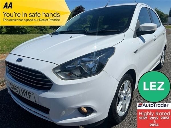 White Used 2017 Ford Ka Zetec Hatchback | £5,995 (Fair price) - Image 1/1