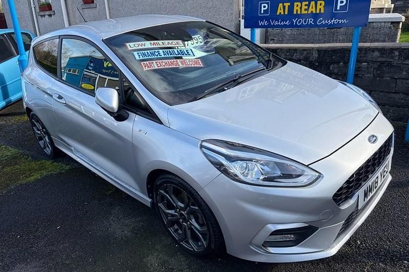 Used Ford Fiesta ST-Line 125 HP (91 kW) 2018 Grey Hatchback