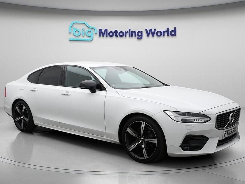 White Used 2019 Volvo S90 R-Design Sedan | £18,100 (Fair price) - Image 1/4