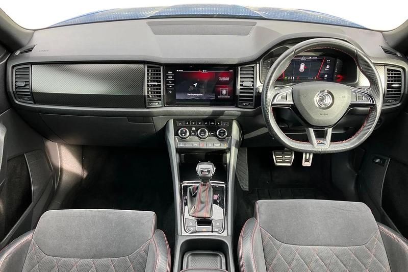 Used Skoda Kodiaq vRS 239 HP (175 kW) 2019 Blue SUV