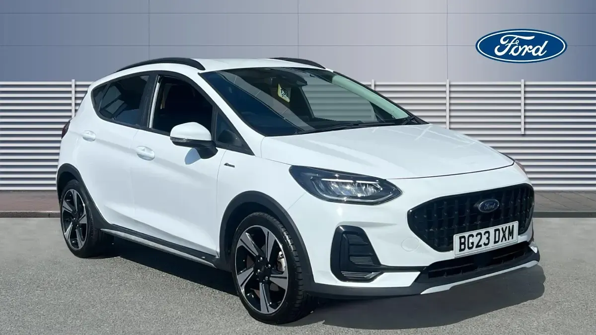 Begagnad Ford Fiesta Active 125 HK (91 kW) 2023 Vit Halvkombi