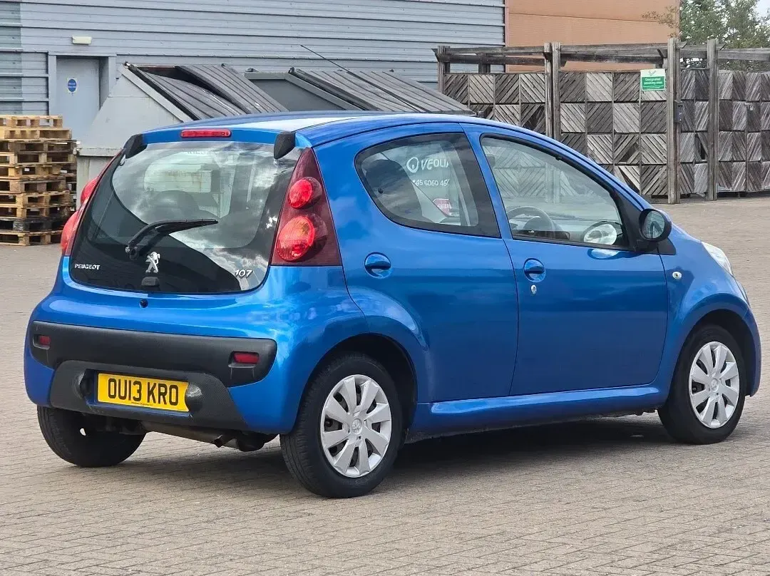 Used Peugeot 107 Active 2013 Blue Hatchback