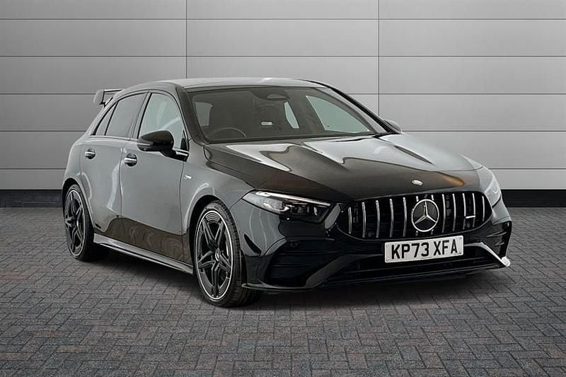 Used Mercedes A35 AMG Premium Plus 306 HP (225 kW) 2023 Night black Hatchback