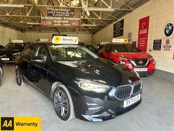 Black Used 2021 BMW 218 Sport Line Sedan | £16,497 (Good price) - Image 1/1
