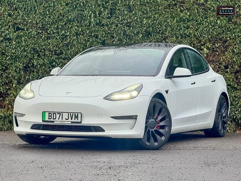 White Used 2021 Tesla Model 3 Performance Sedan | £19,995 (Fair price) - Image 1/4