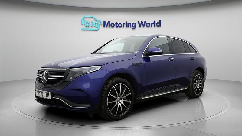 Used Mercedes EQC400 AMG line 300 kW (408 HP) 2020 Blue SUV