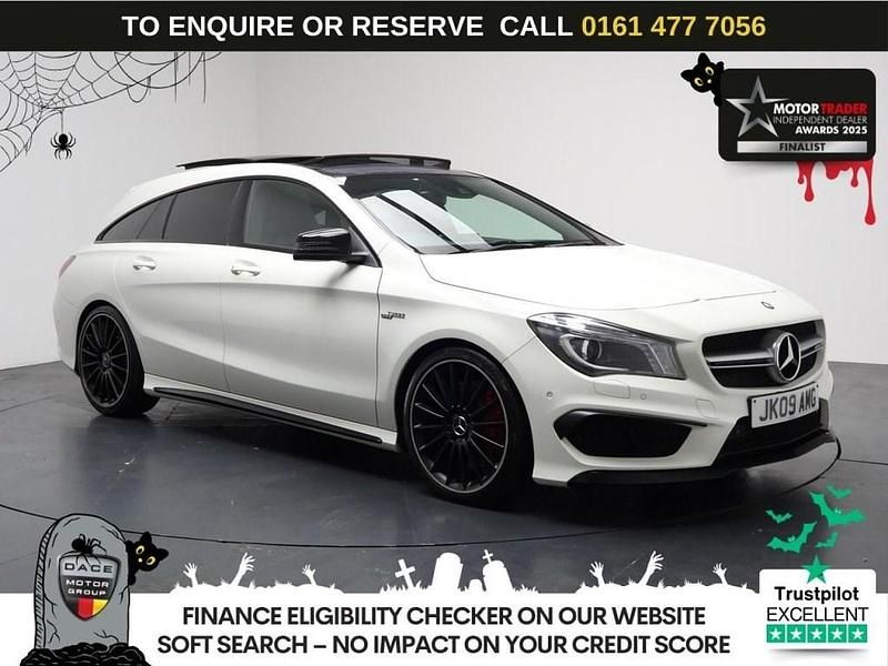 White Used 2015 Mercedes CLA45 AMG Shooting Brake AMG Estate | £15,790 - Image 1/3