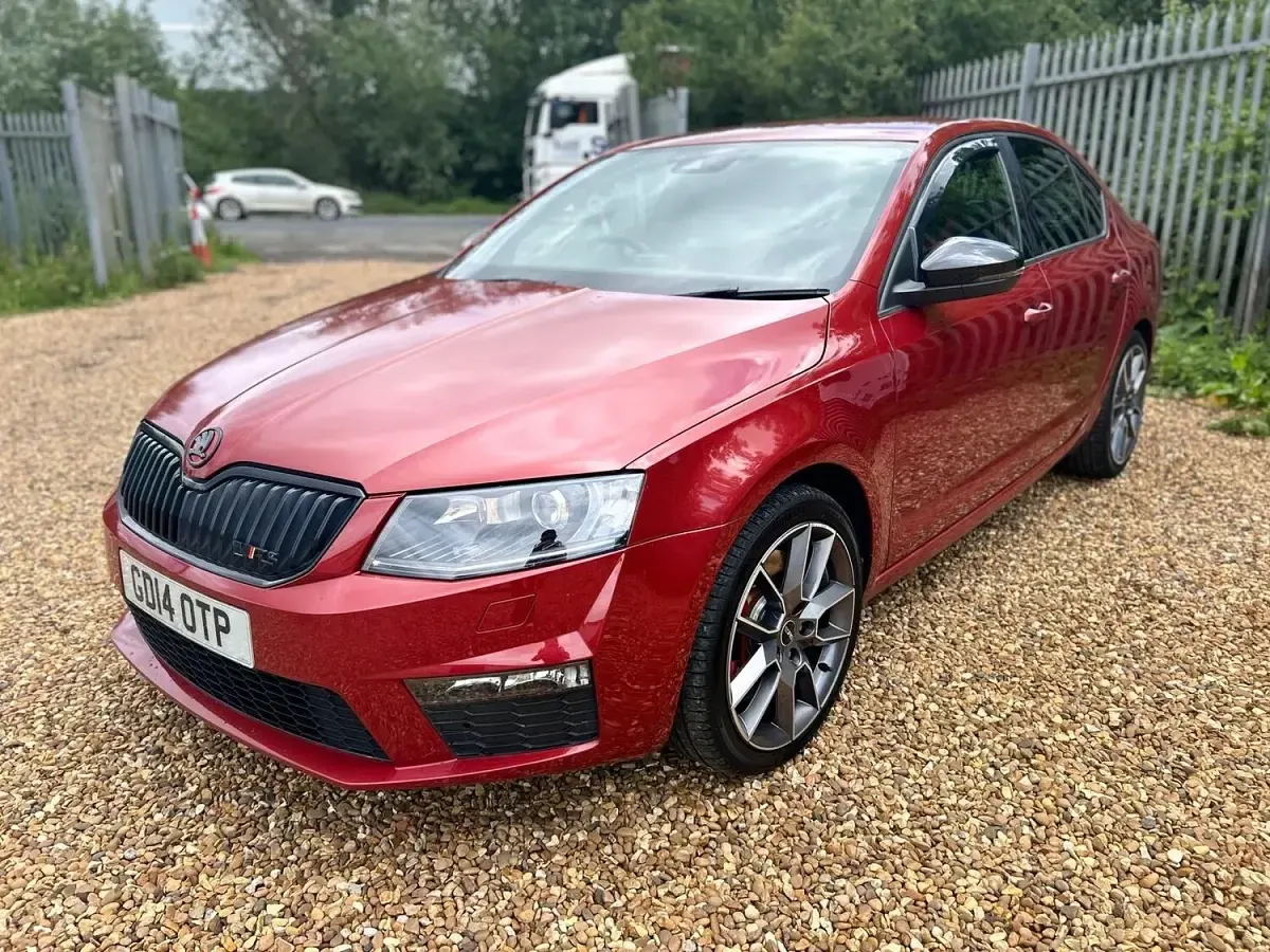 Used Skoda Octavia vRS 2014 Red Estate