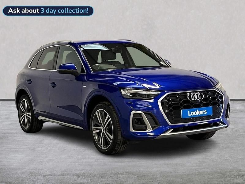 Blue Used 2022 Audi Q5 S-Line SUV | £30,099 (Fair price) - Image 1/4