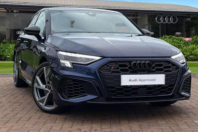 Blue Used 2024 Audi S3 Black Edition Hatchback | £34,980 (Fair price) - Image 1/4