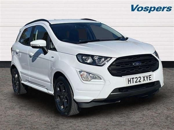 White Used 2022 Ford Ecosport ST-Line SUV | £14,400 (Fair price) - Image 1/3