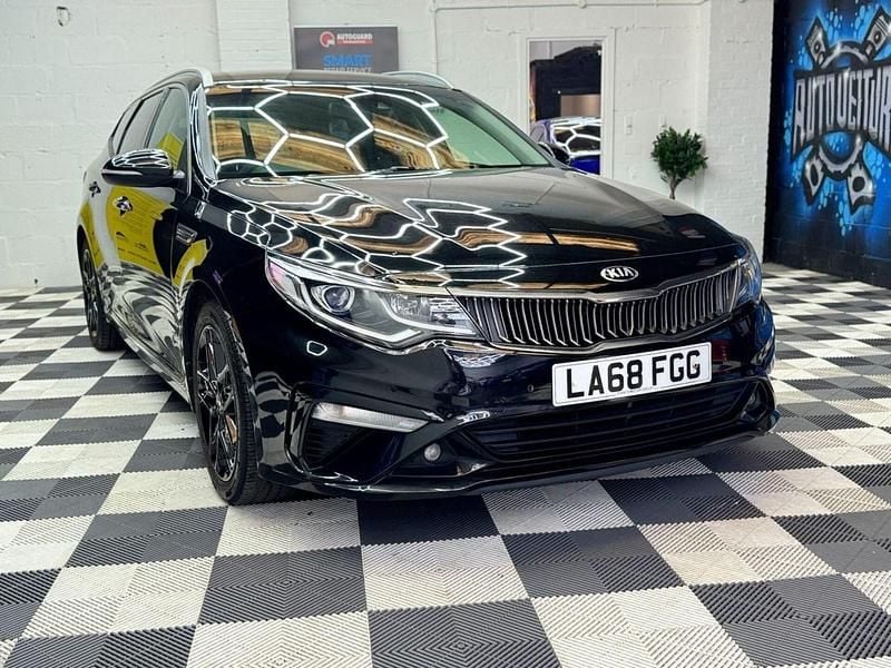 Black Used 2019 Kia Optima 3 Estate | £8,950 (Fair price) - Image 1/4
