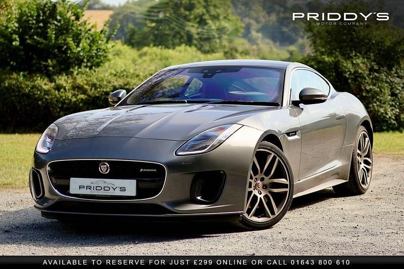 Grey Used 2018 Jaguar F-Type R-Dynamic Coupe | £25,470 (Fair price) - Image 1/4