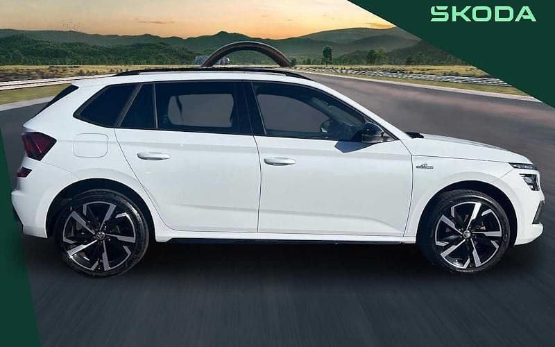 Used Skoda Kamiq Monte Carlo 116 HP (85 kW) 2024 Moon white SUV