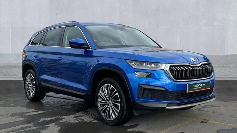 Used Skoda Kodiaq SE L Executive 150 HP (110 kW) 2022 Race blue SUV
