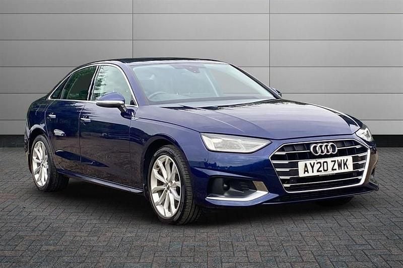Blue Used 2020 Audi A4 Sport Sedan | £16,350 (Fair price) - Image 1/4
