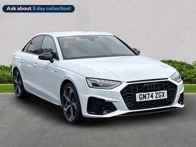 White Used 2024 Audi A4 Black Edition Sedan | £26,919 (Fair price) - Image 1/4