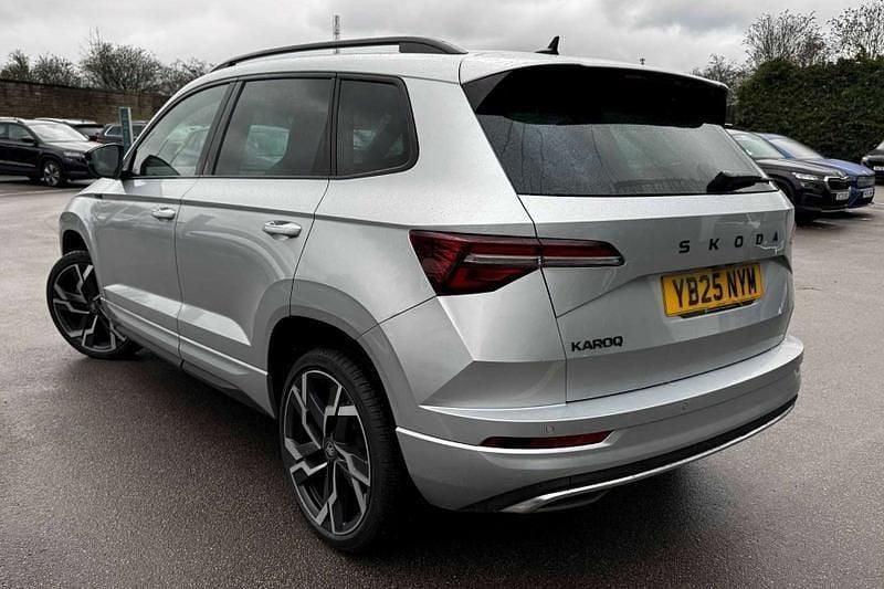 Used Skoda Karoq SportLine 150 HP (110 kW) 2025 Brilliant silver SUV