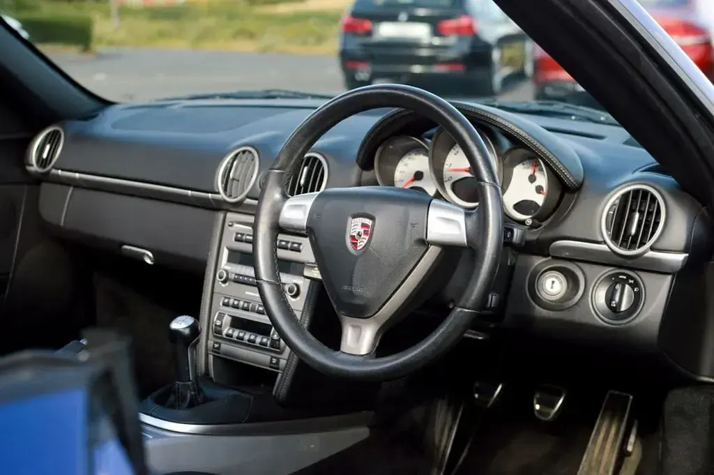 Used Porsche Boxster 2006 Blue Cabriolet