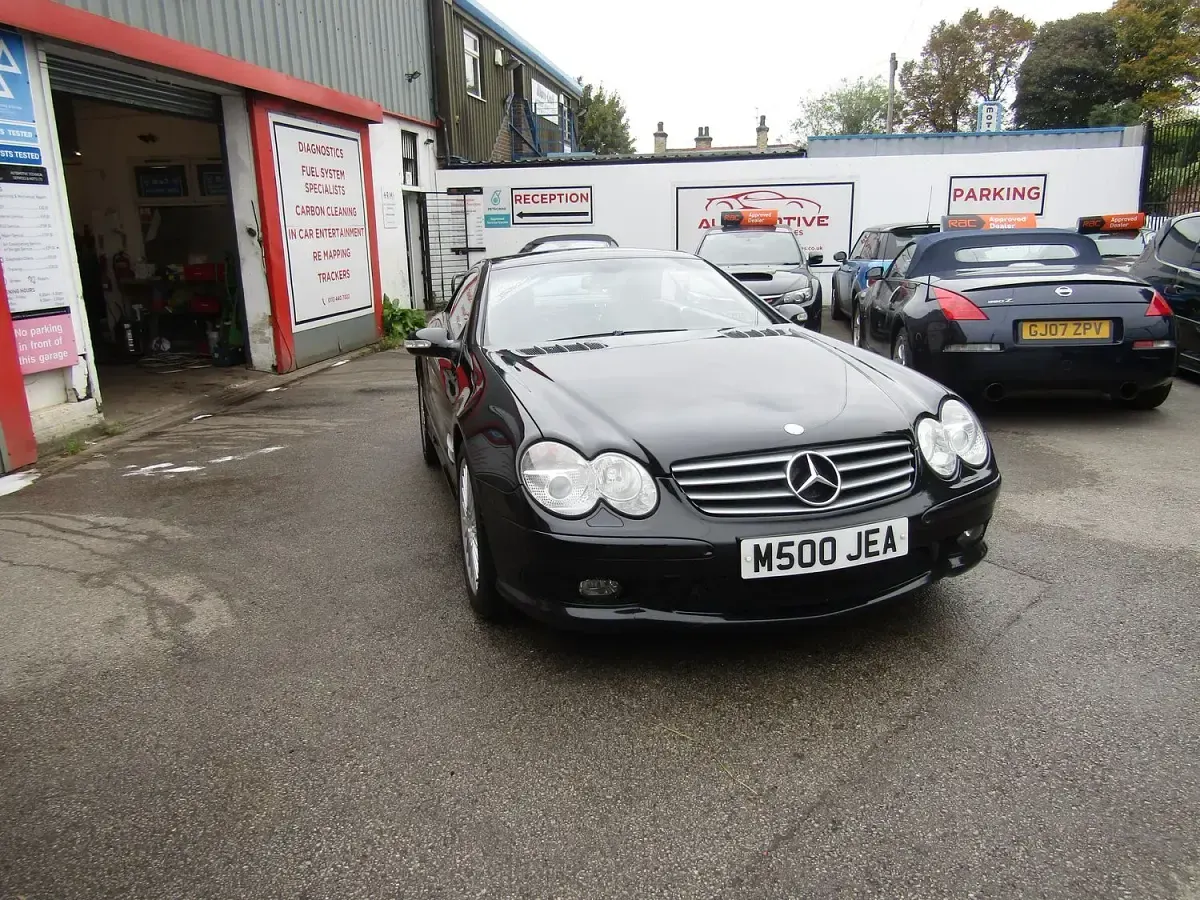 Used Mercedes SL500 2002 Black Cabriolet