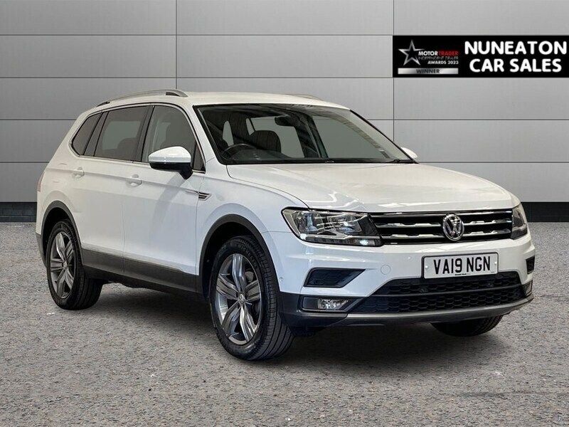 White Used 2019 VW Tiguan Allspace Match SUV | £17,300 (Good price) - Image 1/4