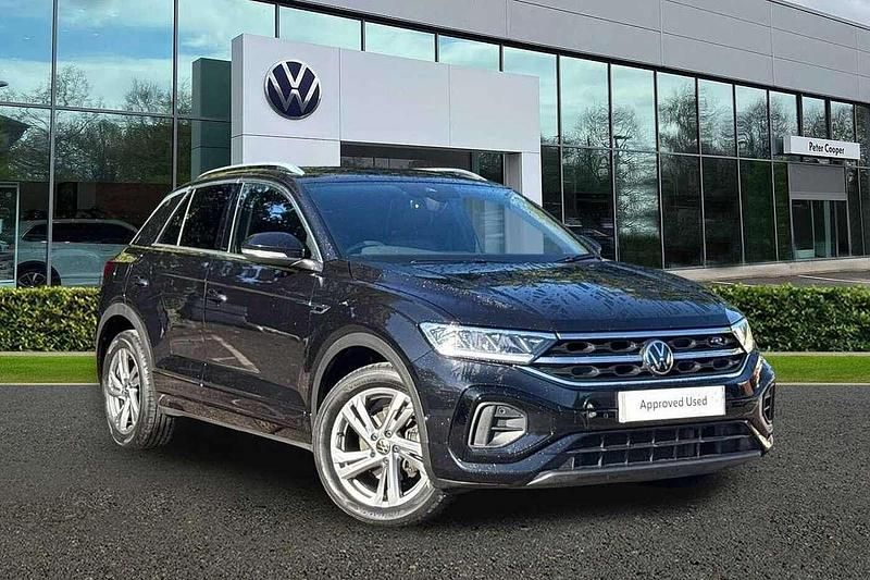 Black Used 2022 VW T-Roc R-line SUV | £23,992 (Fair price) - Image 1/4