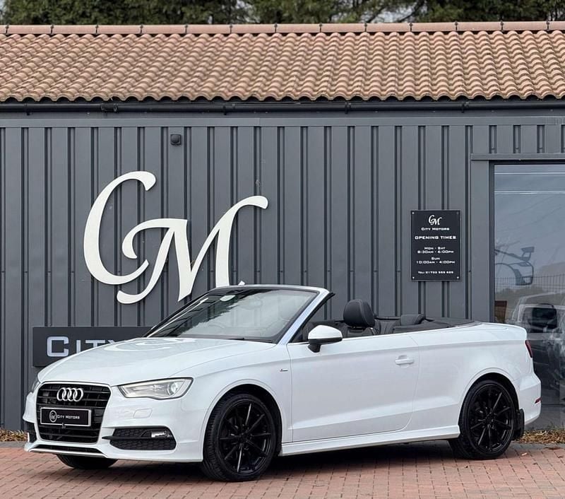White Used 2015 Audi A3 Cabriolet S-Line Cabriolet | £9,990 (Fair price) - Image 1/4