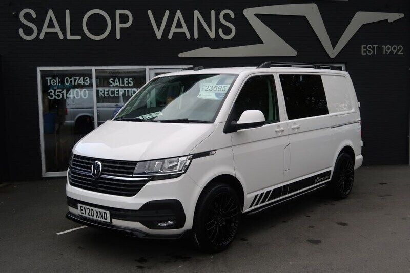 White Used 2020 VW T6.1 Highline Van | £23,595 - Image 1/4