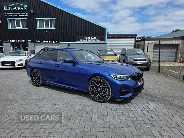 Used BMW 330e M Sport 288 HP (211 kW) 2019 Blue Sedan