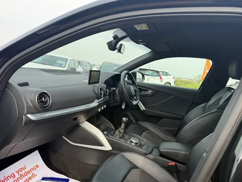 Used Audi Q2 S-Line 150 HP (110 kW) 2018 Black SUV