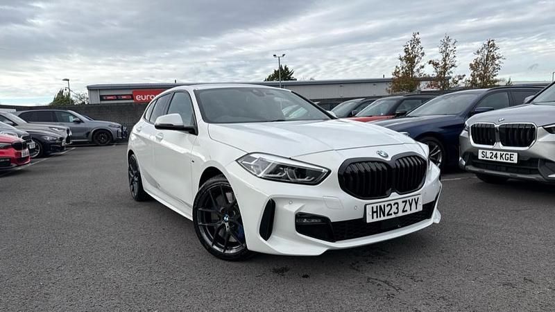 White Used 2023 BMW 118 M Sport Hatchback | £24,811 (Fair price) - Image 1/4