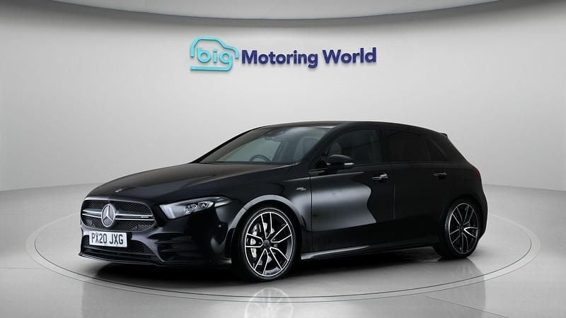 Used Mercedes A35 AMG Premium 302 HP (222 kW) 2020 Black Hatchback