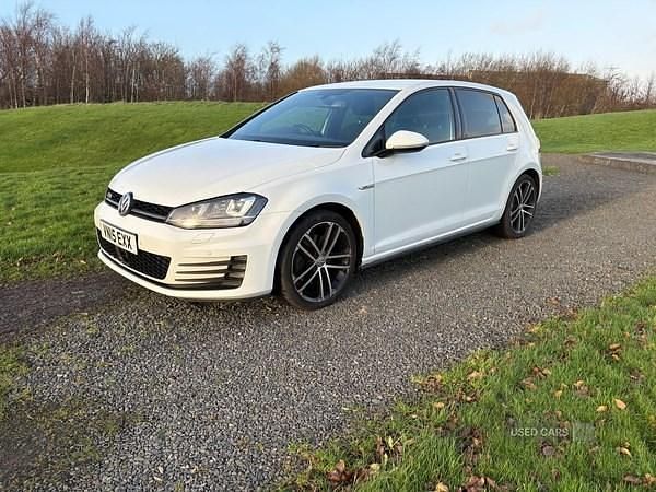 Used VW Golf VII GTD 2015 White Hatchback