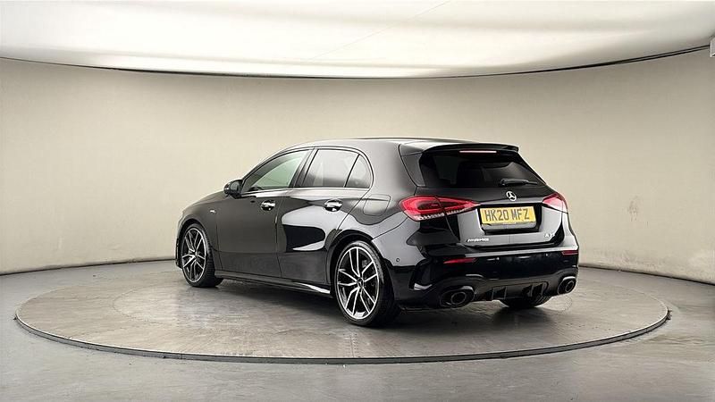 Used Mercedes A35 AMG Premium 2020 Cosmos black Hatchback