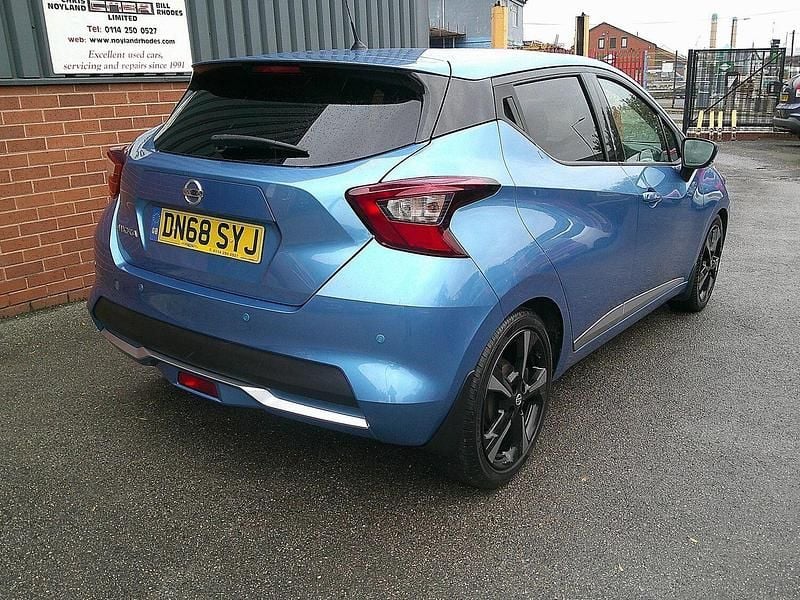 Used Nissan Micra N-Connecta 90 HP (66 kW) 2018 Blue Hatchback