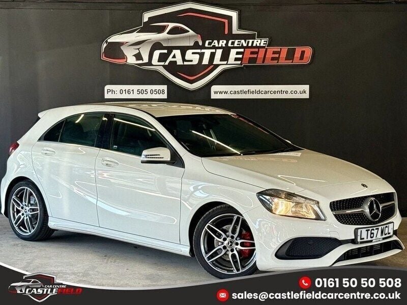 White Used 2017 Mercedes A180 AMG line Hatchback | £8,995 (Fair price) - Image 1/4