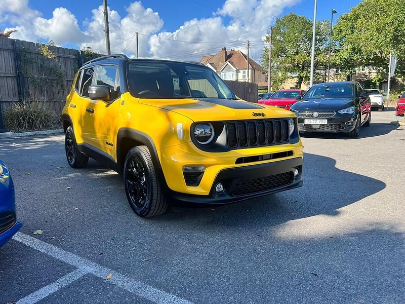 Solar yellow with black roof New 2025 Jeep Renegade North SUV | £28,499 - Image 1/4