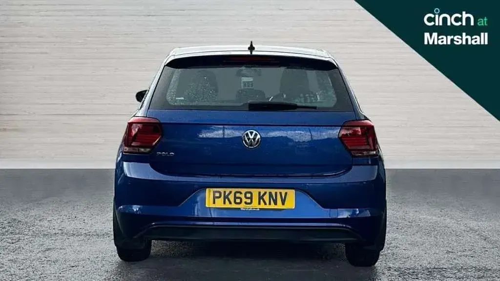 Used VW Polo SE 95 HP (69 kW) 2019 Blue Hatchback