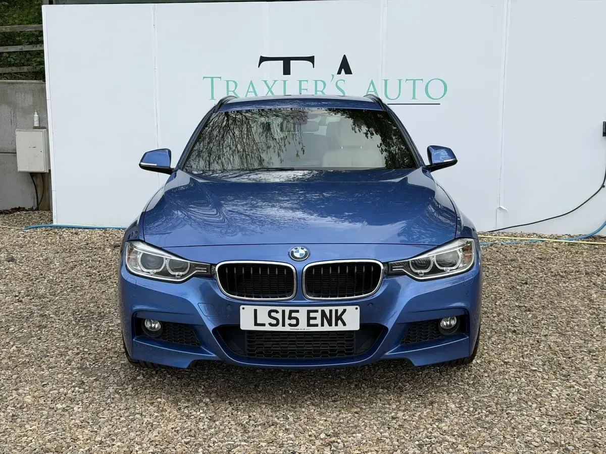 Used BMW 330 M Sport 258 HP (189 kW) 2015 Blue Estate