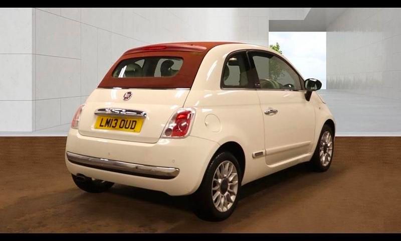 Used Fiat 500C Lounge 2013 White Cabriolet