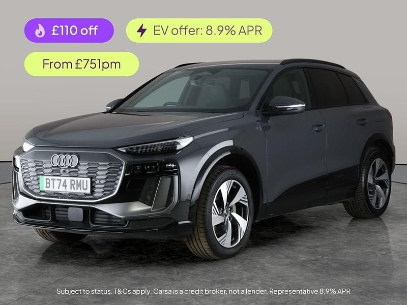 Grey Used 2025 Audi Q6 e-tron S-Line SUV | £44,697 (Super price) - Image 1/3