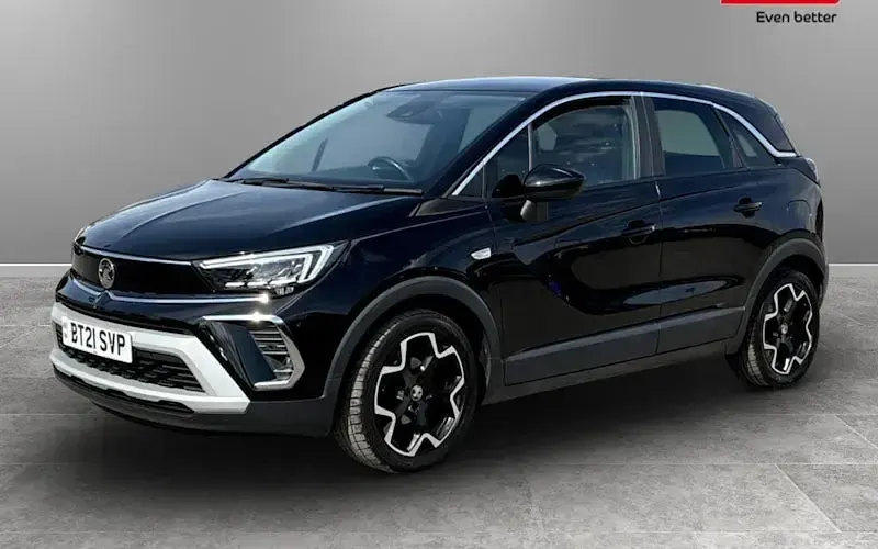 Used Vauxhall Crossland Elite 83 HP (61 kW) 2021 Black SUV