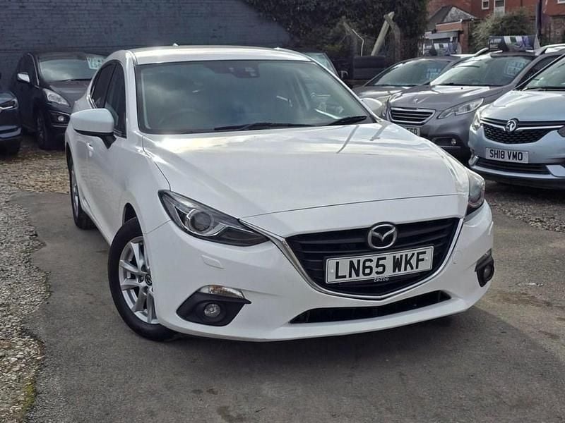 White Used 2015 Mazda 3 Hatchback | £6,485 (Good price) - Image 1/4