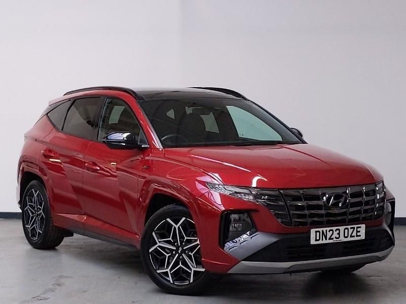 Red Used 2023 Hyundai Tucson N Line SUV | £24,498 (A bit pricey) - Image 1/4