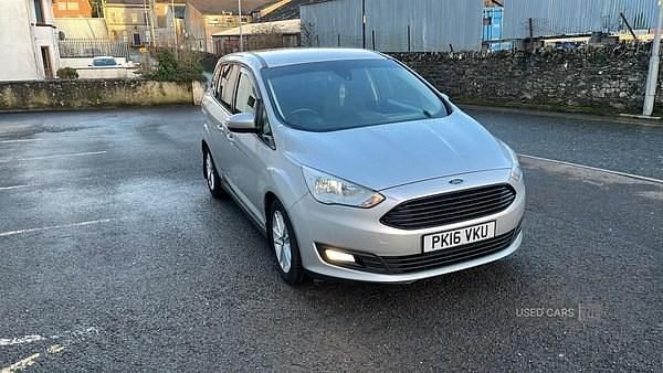 Used Ford Grand C-Max Zetec 120 HP (88 kW) 2016 Silver MPV