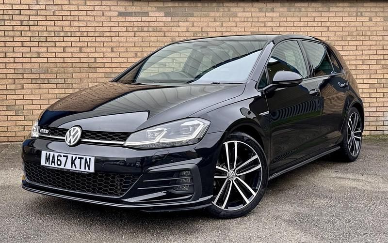 Used VW Golf VII GTD 184 HP (135 kW) 2017 Black Hatchback