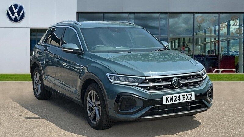 Blue Used 2024 VW T-Roc R-line SUV | £29,059 (A bit pricey) - Image 1/4