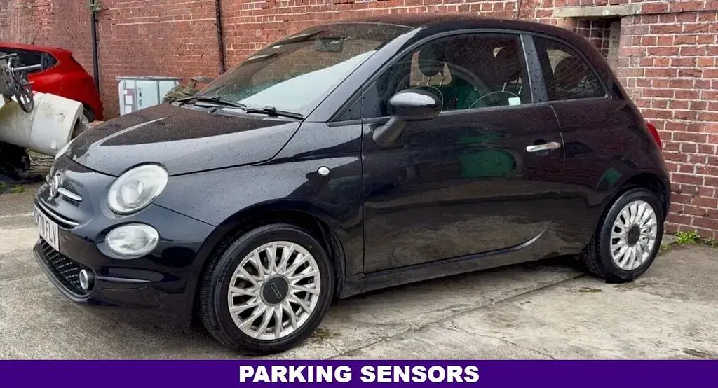 Used Fiat 500 Lounge 70 HP (51 kW) 2020 Black Hatchback