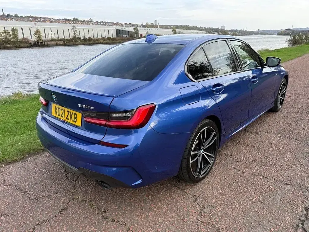 Used BMW 330e M Sport 2021 Blue Sedan