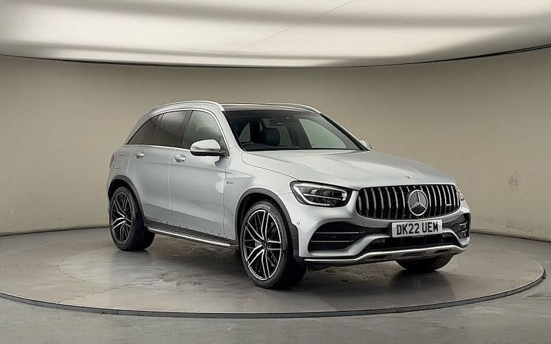 Used Mercedes GLC43 AMG Premium Plus 390 HP (286 kW) 2022 Hightech silver SUV